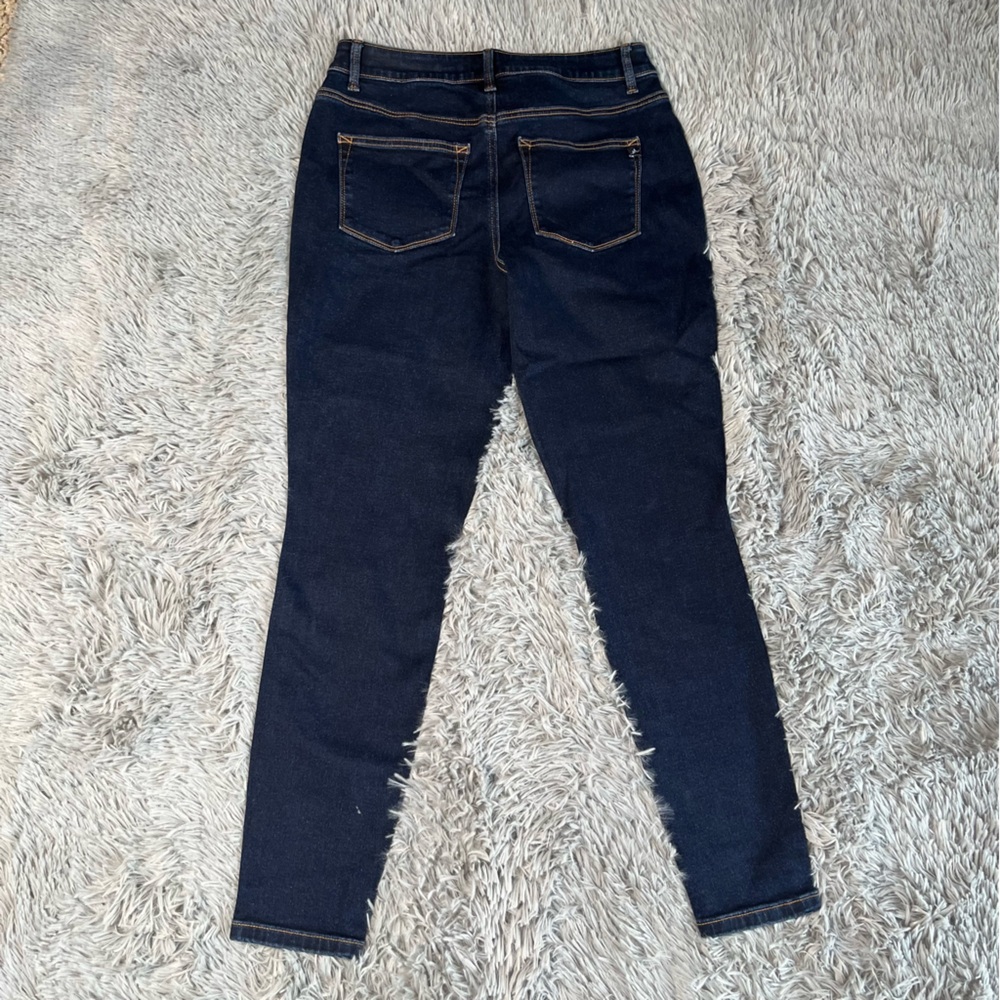 Maurices Jeans Womens Medium Mid Rise Dark Wash Skinny